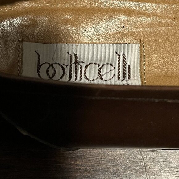 Botticelli Mens Sz 8.5 Vintage Brown Loafers With Buckle Made Of Genuine Lizard main image 6